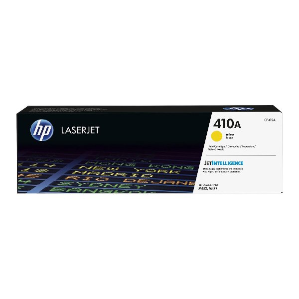 Toner HP 410A Jaune (2300 pages à 5%) – HP 410A (CF412A) – Jaune (Original)