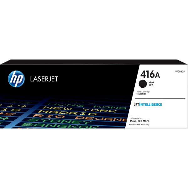 Toner HP 416A Noir (2400 pages à 5%) – HP 416A (W2040A) – Noir (Original)