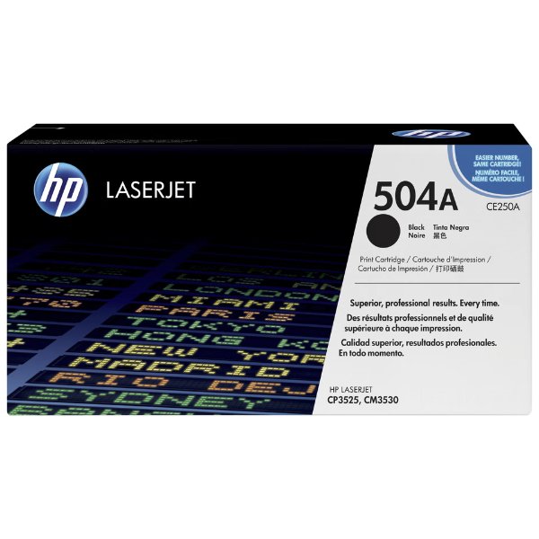 Toner HP 504A Noir (5000 pages à 5%) – HP 504A (CE250A) – Noir (Copy)