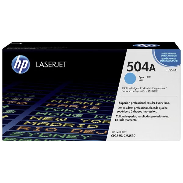 Toner HP 504A Cyan (7000 pages à 5%) – HP 504A (CE251A) – Cyan (Copy)