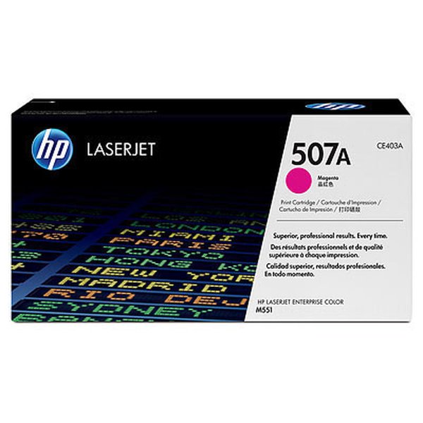 Toner HP 507A Magenta (6000 pages à 5%) – HP 507A (CE403A) – Magenta (Original)