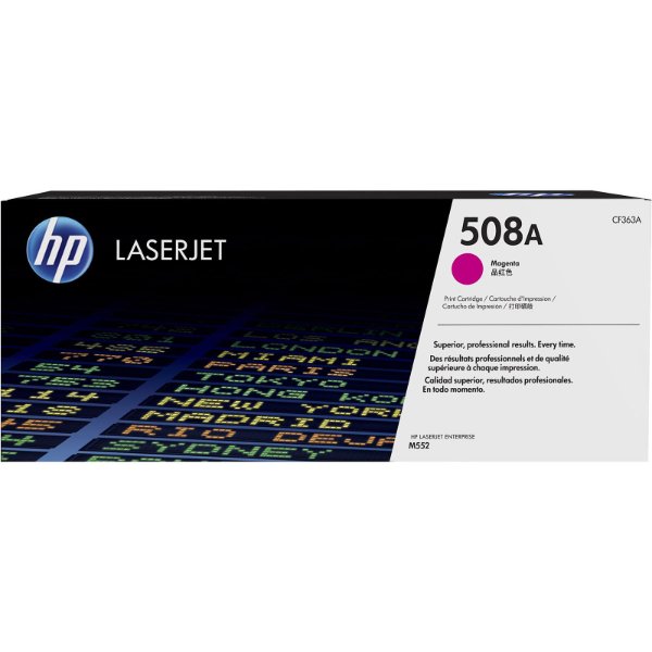 Toner HP 508A Magenta (5000 pages à 5%) – HP 508A (CF363A) – Magenta (Original)