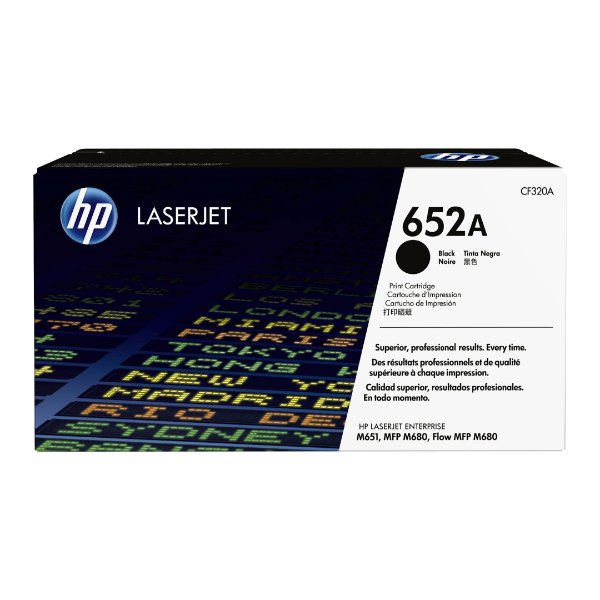 Toner HP 652A Noir (11000 pages à 5%) – HP 652A (CF320A) – Noir (Original)