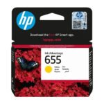 Cartouche HP 655 Jaune – 14ml – HP 655 Jaune (CZ112AE)