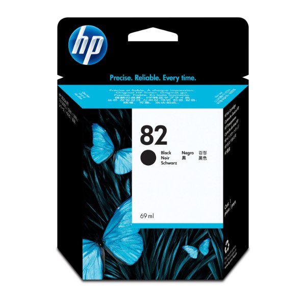 Cartouche HP 82 Noir – 69ml – HP 82 Noir (CH565A)