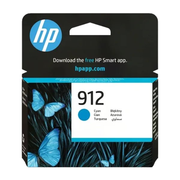 Cartouche HP 912 Cyan – 2,93ml – HP 912 Cyan (3YL77AE)