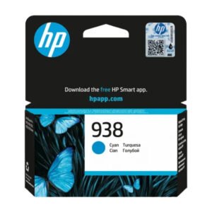 Cartouche HP 938 Cyan – 800 pages – HP 938 Cyan (4S6X5PE)