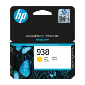 Cartouche HP 938 Jaune – 800 pages – HP 938 Jaune (4S6X7PE)