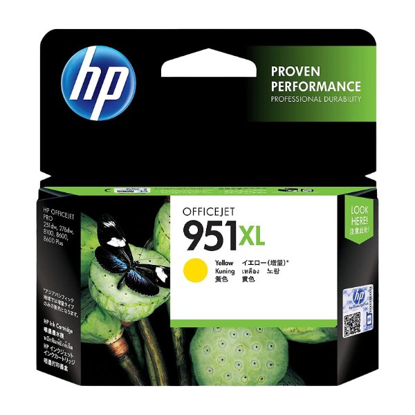 Cartouche HP 951XL Jaune – 17ml – HP 951XL Jaune (CN047AE)