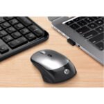 Ensemble clavier + souris sans fil connectivité avec Dongle USB – QWERTY, Anglais – HP CS500 (Original)