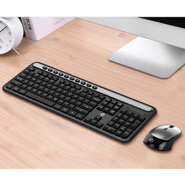 Ensemble clavier + souris sans fil connectivité avec Dongle USB – QWERTY, Anglais – HP CS500 (Original)