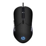 Souris filaire USB, 4 niveaux de DPI, 2400 DPI max., 6 boutons, capteur optique haut de – HP M280 Gaming Mouse (Original)