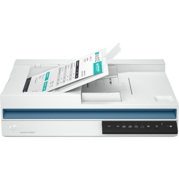 Scanner à plat recto-verso avec chargeur automatique – A4 – 1200 dpi – 30 ppm – HP Scanjet Pro 3600 F1