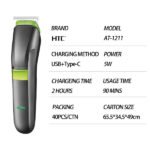 Tondeuse sans fil rechargeable – HTC AT-1211
