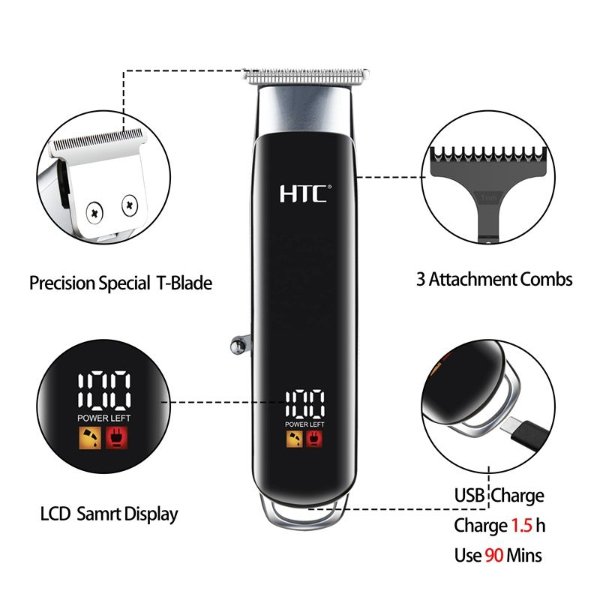 Tondeuse sans fil rechargeable – HTC AT-568