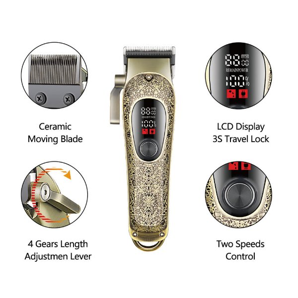 Tondeuse sans fil rechargeable – HTC AT-736
