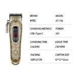 Tondeuse sans fil rechargeable – HTC AT-736