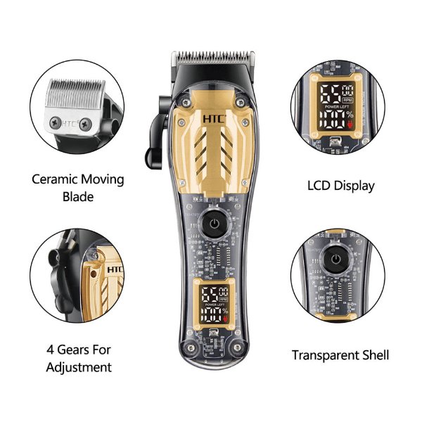 Tondeuse sans fil rechargeable – HTC CT-7202