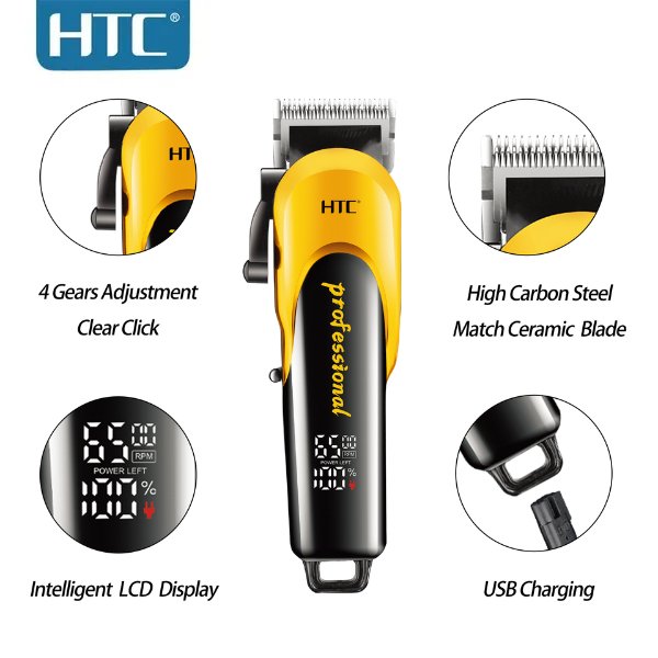 Tondeuse sans fil rechargeable – HTC CT-8082