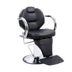 Chaise de barbier professionnelle avec Réglage hydraulique et Repose-pieds intégré – Chaise Barbier HZ87100B