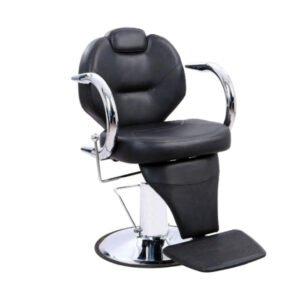 Chaise de barbier professionnelle avec Réglage hydraulique et Repose-pieds intégré – Chaise Barbier HZ87100B