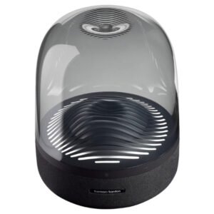 Enceinte Bluetooth sans fil 4.2 – 130 Watts RMS – Son 360° – AUX – Eclairage ambiant – Harman Kardon Aura Studio 3