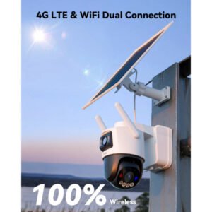 Imou – Caméra IP 4G+Wi-Fi extérieur 10MP | Autonomie illimitée | Enregistrement continu – Imou AOV DUAL 4G+WIFI (10MP)