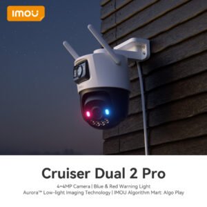 Imou – Caméra IP Wi-Fi extérieur à double objectif 4+4MP | Caméra 4+4 Mpx | Voyants – Imou Cruiser Dual 2 Pro (8MP)