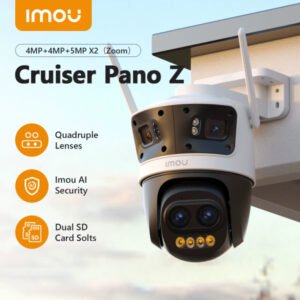 Imou – Caméra IP Wi-Fi extérieur 13MP | Appareil photo à zoom quadruple objectif | Clarté – Imou Cruiser Pano Z (13MP)