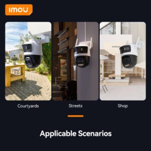 Imou – Caméra IP Wi-Fi extérieur 13MP | Appareil photo à zoom quadruple objectif | Clarté – Imou Cruiser Pano Z (13MP)
