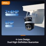 Imou – Caméra IP Wi-Fi extérieur 13MP | Appareil photo à zoom quadruple objectif | Clarté – Imou Cruiser Pano Z (13MP)