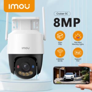 Imou – Caméra IP Wi-Fi extérieur 5MP | 4K Ultra HD, Couleurs éclatantes | Vision nocturne – Imou Cruiser SC 4K (8MP)