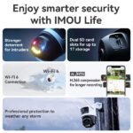 Imou – Caméra IP Wi-Fi extérieur à triple objectif 3+3+5MP | Sentinelle Tri-View, des – Imou Cruiser Triple (11MP)