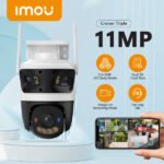 Imou – Caméra IP Wi-Fi extérieur à triple objectif 3+3+5MP | Sentinelle Tri-View, des – Imou Cruiser Triple (11MP)