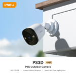 Imou – Caméra IP PoE extérieur 5MP | PoE/12VDC | Détection humaine/véhicule | Vision – Imou PS3D (5MP)