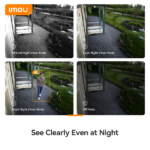 Imou – Caméra IP PoE extérieur 5MP | PoE/12VDC | Détection humaine/véhicule | Vision – Imou PS3D (5MP)
