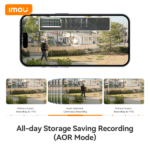 Imou – Caméra IP PoE extérieur 5MP | PoE/12VDC | Détection humaine/véhicule | Vision – Imou PS3D (5MP)