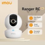 Imou – Caméra IP intérieur Wifi 2K 3MP | Caméra panoramique 3MP avec fonction panoramique – Imou Ranger RC 2K (3MP)