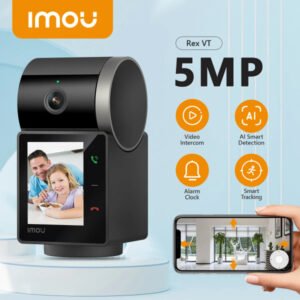 Imou – Caméra IP Wi-Fi intérieur 5MP | Appel vidéo par simple contact | Image 3K QHD | – Imou Rex VT 3K (5MP)
