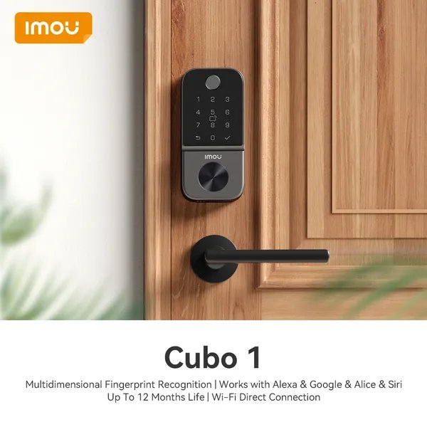 Imou – Serrure intelligente avec Reconnaissance d’empreintes digitales – Imou Smart Lock Cubo 1