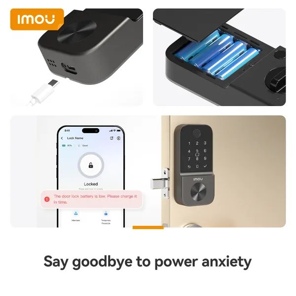 Imou – Serrure intelligente avec Reconnaissance d’empreintes digitales – Imou Smart Lock Cubo 1