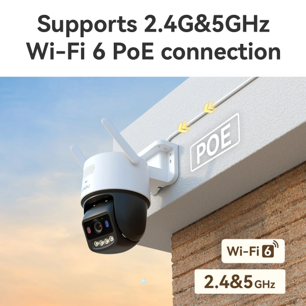 Imou – Caméra IP Wi-Fi extérieur 6MP | Vision nocturne couleur Aurora | Résolution 3K+ | – Imou Titan Pro (6MP)