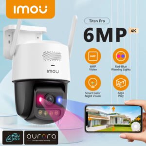 Imou – Caméra IP Wi-Fi extérieur 6MP | Vision nocturne couleur Aurora | Résolution 3K+ | – Imou Titan Pro (6MP)