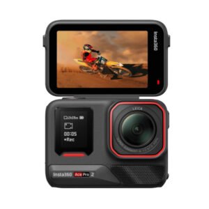Caméra d’action 8K – Objectif Leica Summarit 13 mm f/2,6 – Stabilisation FlowState – Insta360 Ace Pro 2 Pack Standard Double batterie