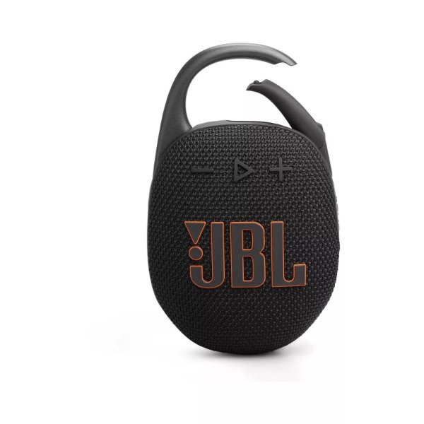Mini enceinte portable sans fil 7 W RMS – Bluetooth 5.3 – Conception étanche IP67 – USB-C – JBL Clip 5