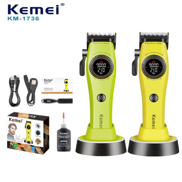 Tondeuse sans fil rechargeable – KEMEI KM-1736