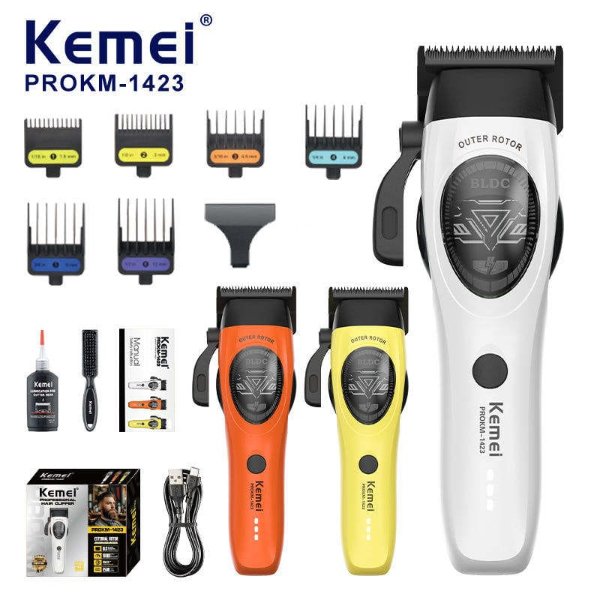 Tondeuse sans fil rechargeable – KEMEI PROKM-1423