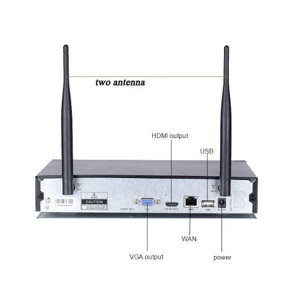 NVR kit 4 Sans Fil 5G 3mp