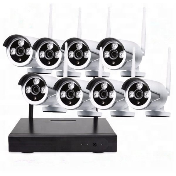 Kit NVR 8 de vidéosurveillance sans fil 3mp 5G – NVR kit 8 Sans Fil 5G 3mp