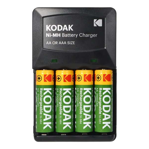 Chargeur rechargeables + 4 Pies AA 2100Mah – Kodak K620